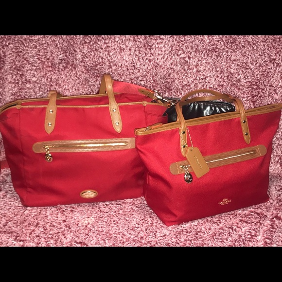 Coach diaper bag and matching coach purse. - Picture 1 of 8